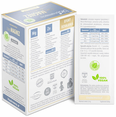 bioMagnez B6 B12+ Cynk Premium - Biofarmacja
