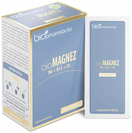 bioMagnez B6 B12+ Cynk Premium - Biofarmacja 